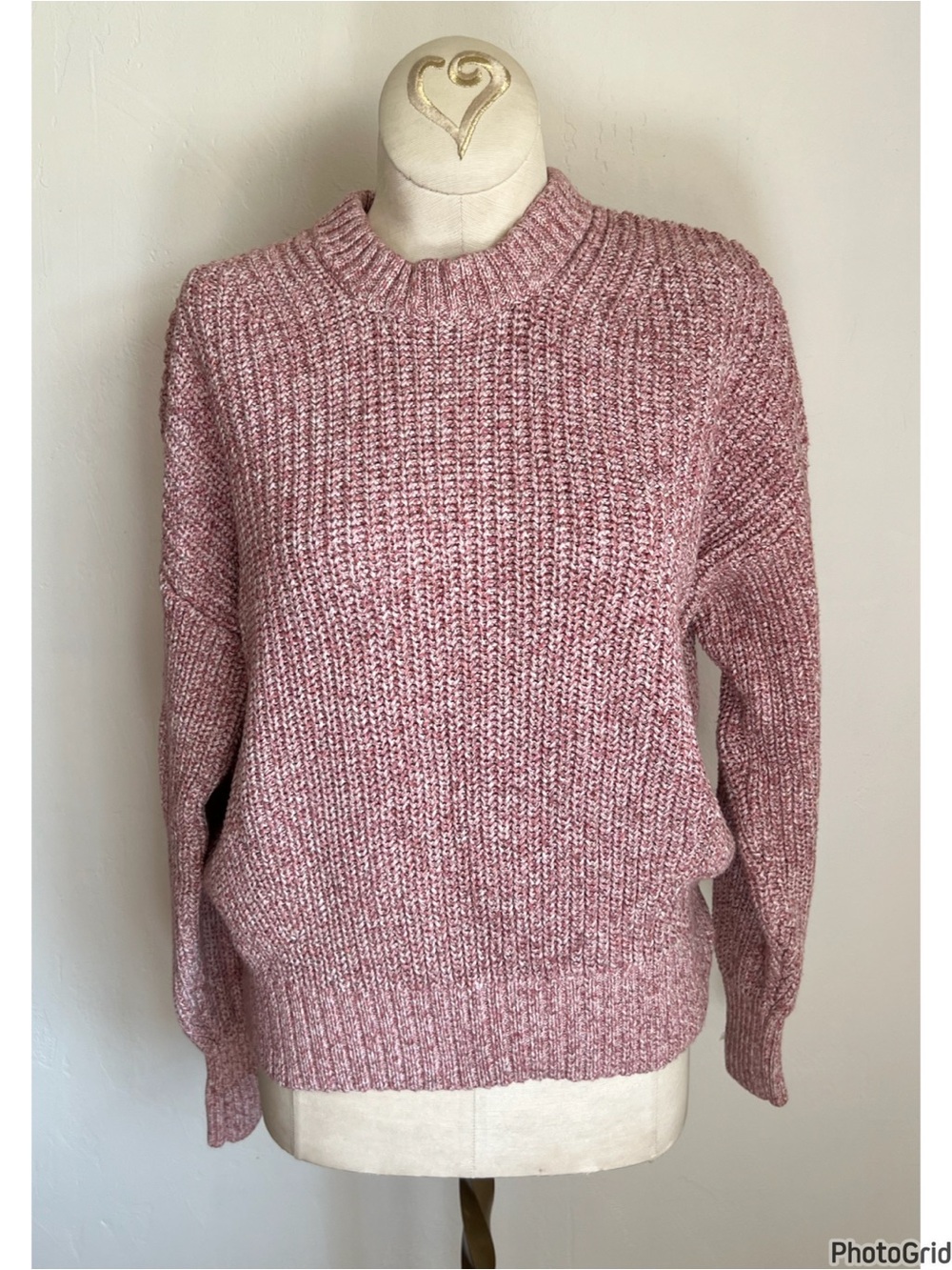 Faherty Sunwashed Organic Cotton Fisherman Sweater Small - Picture 2 of 4